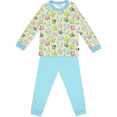 Darré dětské pyžamo Příšerky tyrkysové