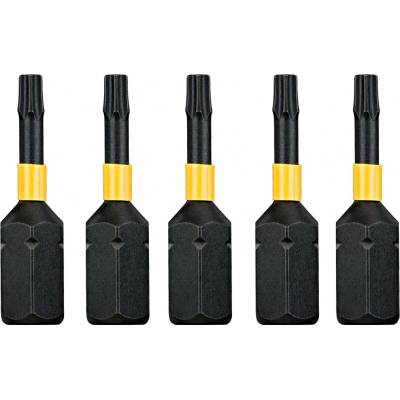 DeWalt DT7379T 5 ks, 25MM, Torx 10, EXTREME Torsion