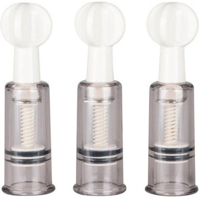 EasyToys Fetish Nipple & Clit Suckers 3 pcs, sada 3 ks přísavek