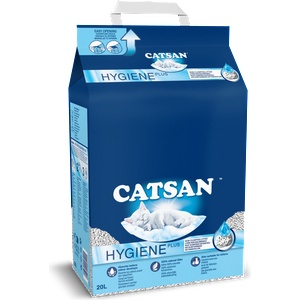 CATSAN Hygiene Plus 20l - естествена котешка тоалетна