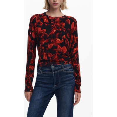 Desigual Дамски пуловер desigual, Размер xs, Цвят Черен (25wwjf16_ne2000)