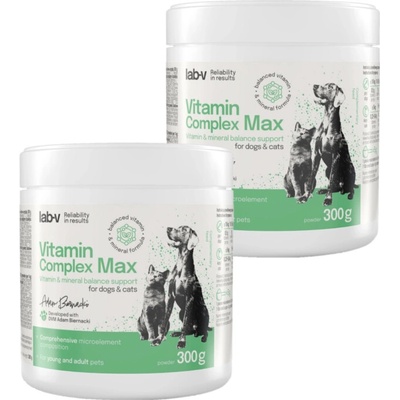 Vitamin Complex Max Komplex vitamínů a minerálů pro psy a kočky 2 x 300 g