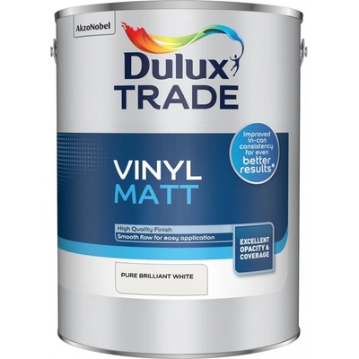DULUX Trade Vinyl Matt PBW 5 l Biela