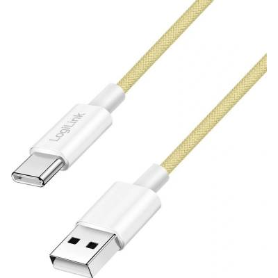 Logilink CU0334 USB 2.0 USB A vidlice USB C vidlice 1,5m žlutý