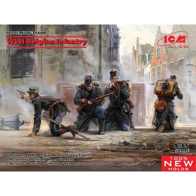 ICM WWI Belgian Infantry 1:35