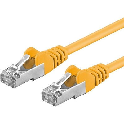 Premiumcord sp6asftp020Y Patch, CAT6a S-FTP, RJ45-RJ45, AWG 26/7, 2m, žlutý
