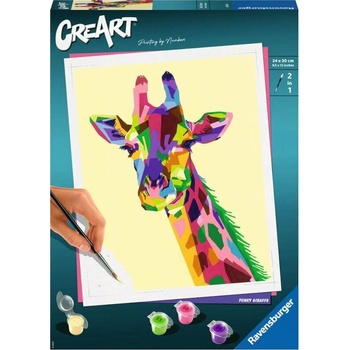 Ravensburger Maľovanie podľa čísiel Vtipný žirafa
