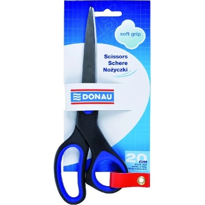 DONAU Офис ножица DONAU Soft Grip 20cm синя U7920301PL-10 (U7920301PL-10)