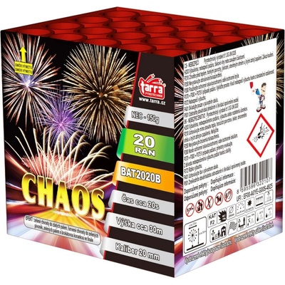 Tarra pyrotechnik Ohňostroj CHAOS 20 ran