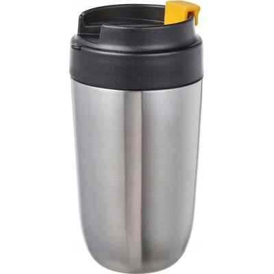 Ikea Hrnek ENVÄLDIG černý s odstíny žluté 350 ml