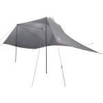 vidaXL Автомобилна палатка 350 x 250 cm Сив и оранжев (42028553) Палатка