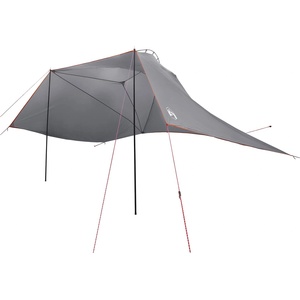 vidaXL Автомобилна палатка Сив и оранжев 350 x 250 cm (42028553) Палатка