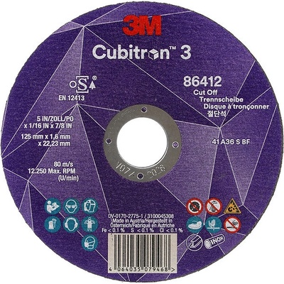 3M Cubitron 3 Řezný kotouč 125 x 1,6 mm 86412 7100303829 2 ks