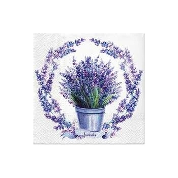 PAW servítky L Soft Lavender 33x33cm