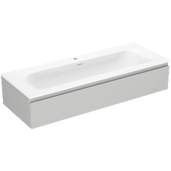 Mexen Orio баня шкаф 120 см с мивка Vela, 1 чекмедже, сив мат/бял мат - 91A10-12023-1-BF62-W23M01 (91A10-12023-1-BF62-W23M01)