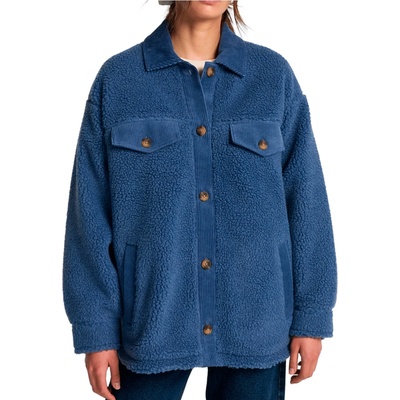 Billabong Дамско поларено яке Billabong Women's Coastal Waves Fleece jacket - Washed Blue (105-7207-0213)