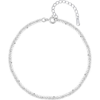 Silenti Jewelry Сребърна гривна за крак "Вихър