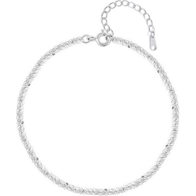 Silenti Jewelry Сребърна гривна за крак "Вихър