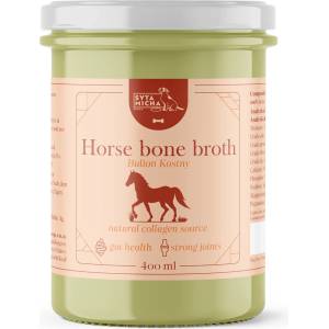 Syta Micha Костен бульон от конско за кучета БЕЗ пилешко Syta Micha Horse Bone Broth 400 мл