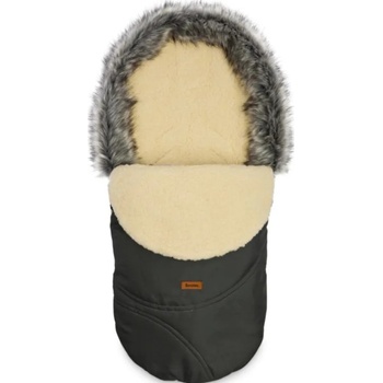 Sensillo Зимно вълнено чувалче за бебешка количка Sensillo - Ескимо, графит (SILLO-8341)