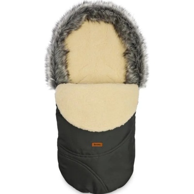 Sensillo Зимно вълнено чувалче за бебешка количка Sensillo - Ескимо, графит (SILLO-8341)