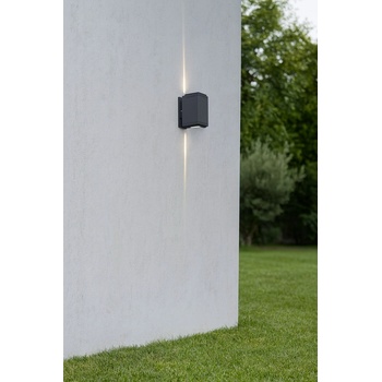 Led АПЛИК shoot up&down 2x10w 3000k 2x90° ip66 bl (6214)