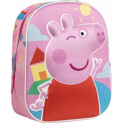 Peppa Pig: Happy and fun - Dětský batoh 3D (2100005869)
