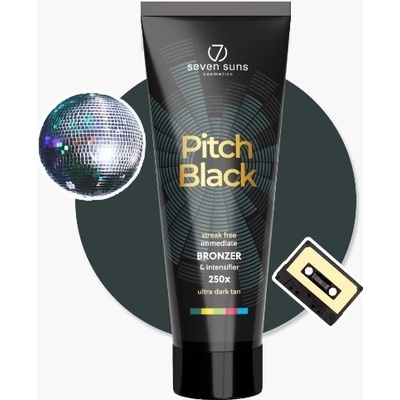 Seven Suns Cosmetics Pitch Black 250X násobný bronzer 250 ml