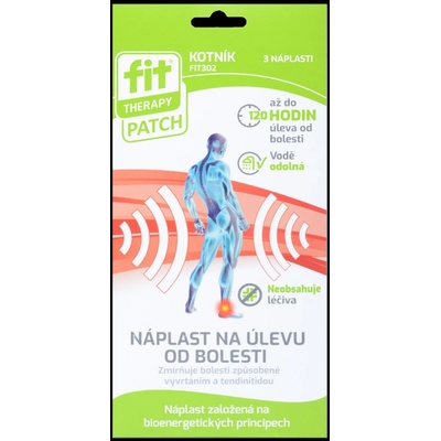 FIT Therapy Náplast na úlevu od bolesti kotník 3 ks