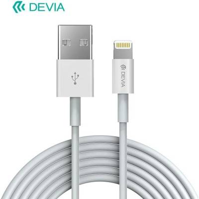Devia EC080 USB - Lightning, 1m, bílý