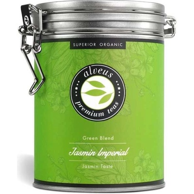 Alveus Bio prémiová směs zeleného čaje Jasmin Imperial v dóze 100 g