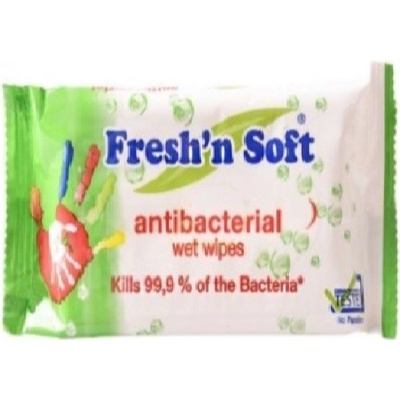 Fresh´n Soft Antibakteriálne vlhčené utierky 15 ks