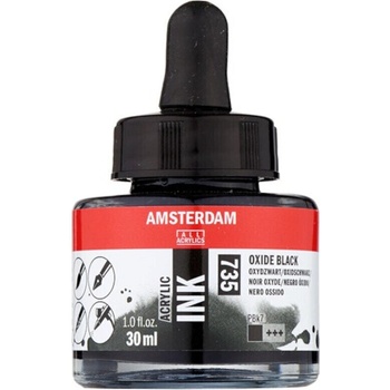 Amsterdam Acrylic Ink 735 Oxide Black 30 ml