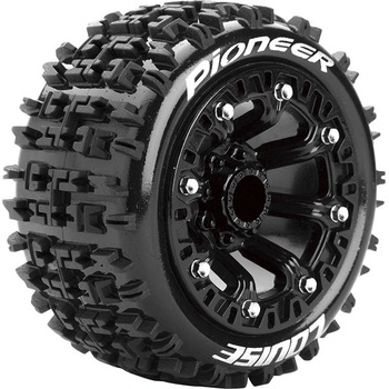 Louise RC ST-PIONEER SOFT 1/16 12 mm hex Black Rims