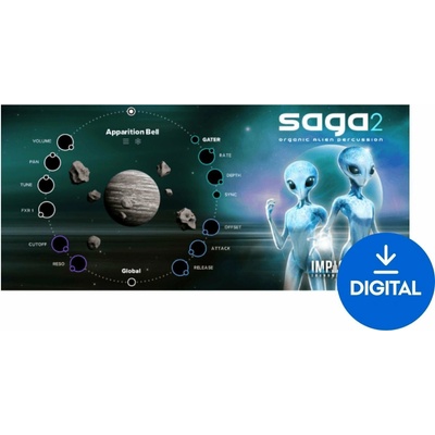Impact Soundworks Saga 2: Organic Alien Percussion (Digitálny produkt)