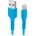SBS TECABLEUSBIP589A USB-A Lightning modrý