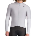 Sportful Мъжка фланелка с къс ръкав за колоездене Sportful SRK Shift Wind Jacket Cycling jersey - Stone Gray - размер XXL (056-3900-0315)