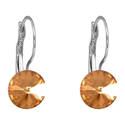 JSB Rivoli se Swarovski Elements visací Orange 13163
