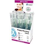 Miradent Комплект еднократни четки за зъби с паста Happy Morning, 50 броя