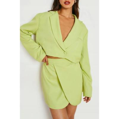 Boohoo mini sukňa rovného strihu