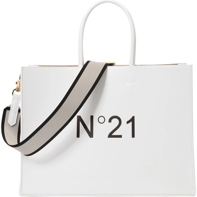 N°21 "Чанта тип ""Shopper""" 'Horizontal' бяло, размер One Size