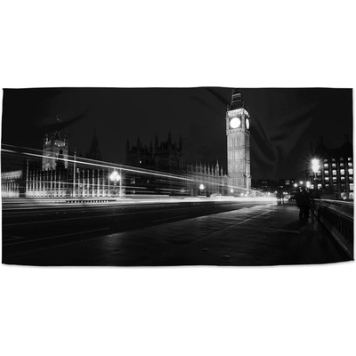 Sablio Ručník s potiskem Westminsterský palác 50 x 100 cm