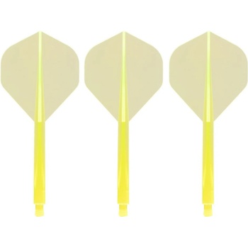 Condor Axe Neon žlté štandardné letky a extra dlhé násadky
