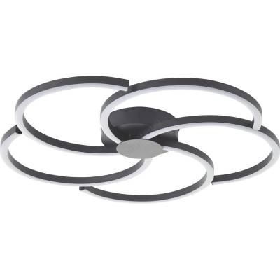 Brilliant - LED Димируем плафон FICO LED/32W/230V Ø 57 см черен (BI0185)