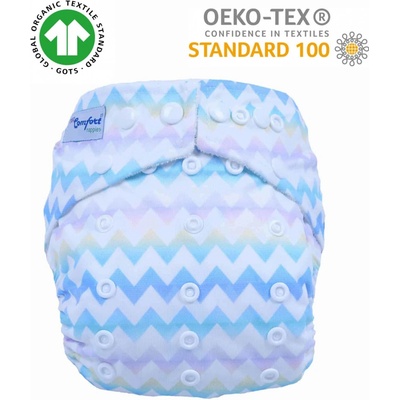 Neocomfort Zigzag Bambusová kalhotková s oboustrannou vkládací plenou 3-15 kg