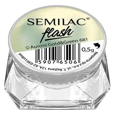 Semilac - Flash Aurora Gold & Green Laky na nehty 0.5 g unisex