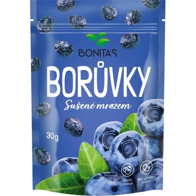 BONITAS Čučoriedky sušené mrazom 30g