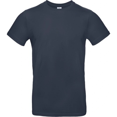 B&C Collection B&c e190 / Мъжка тениска от плътен памук - тъмносиня 5xl (01003t00315)