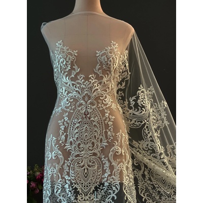 Čipka (LDR-109) Off-white (Mléčno biela) (#1)