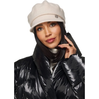 Fashionweek Dámská čepice zimní klobouček vlněný klobouk KARR306 Béžový versal
